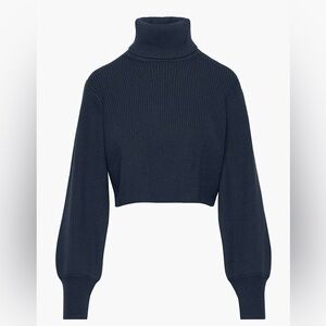 Aritzia Rebecca Turtleneck Sweater - Navy NWT